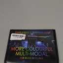 Interior Car Ambient Lighting Kit, 43.3 Inches RGB USB LED Ultrathin Acrylic Strip Lights Neon Accessories for Cars Truck SUV Center Console Dashboard with APP&Remote Control