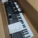 61 Key Keyboard Piano, Portable Electronic Keyboard Piano for Beginners with Speakers, Microphone, Sheet Music Stand, 100 Voices, 100 Rhythms, Digital Music Keyboard for Teen