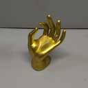Hand Jewelry Display Holder Gold OK Shaped Hand Ring Jewelry Organizer Stand Watch Stand Support Holder for Earring Ring Bracelet Storage Room Decor 2.76 x 3.54 x 6.3 Inches