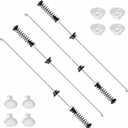W11400156 W11187091 Suspension Rod, Washing machine suspension rod (4PCS), for Whirlpool WTW7120HW0 WTW8127LC0 WTW500CMW0 WTW6150PW0 & for Maytag MVW7230HW0 MVW7232HW0