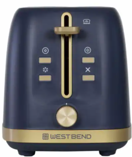 Westbend 2 Slice Toaster Slate Blue