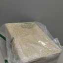 4 Pack, Wicker Baskets with Lids, Nautral Seagrass Storage Baskets, Wicker Storage Baskets for Organizing, Rustic Rectangular Storage Basket, Rattan Storage Organizer for Shelf Whitewash