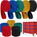 15 Pcs Variety Extra Large Moving Rubber Bands 46" 42" 36" 30" 25" Length for Furniture and Moving Blankets Extra Strength Mover Bands Elastic Rubber Straps for Secure Packing, Pallets, Boxes
