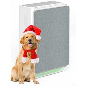 Air Purifiers for Home Large Room Up to 3000 ft², VEWIOR H13 True HEPA Air Purifier with Powerful 5-Stage Filtration, Night Light, Auto Mode, Timer, Upgrade Air Cleaner for Wildfire Pet Smoke Dust