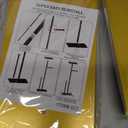 Brushed Gold Toilet Paper Stand Holder with Shelf, Marble Design Base Free Standing Toilet Paper Roll Holder with 2 Dispenser SUS 304 Stainless Steel Reserve, Storage 5 Rolls