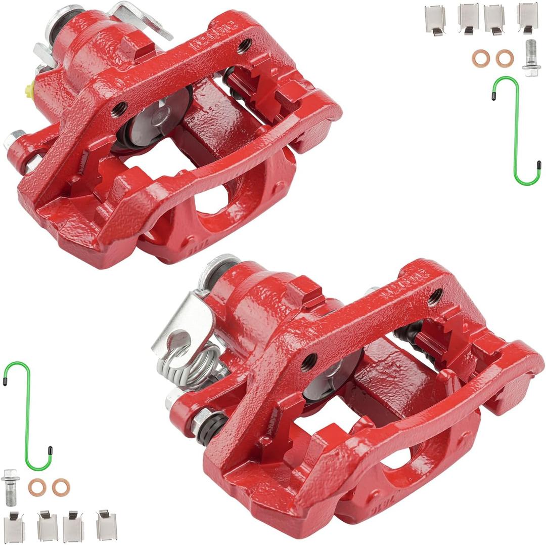PHILTOP Brake Caliper Rear Compatible with 2011-2019 Explorer, 2013-2019 Taurus, 2010-2014 Flex, 2010-2014 MKT, 18-B5262, 18-B5263