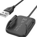 USB Charger Compatible with Whoop 5.0/MG, One, Peak, Life3.3 Ft/1m USB-A Portable Charging Cable Cord for Whoop 5.0/MG Charger, Not Compatible with Whoop 4.0