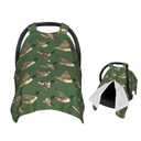 Mallard Ducks Flying Baby Car Seat Canopy Nursing Cover for Newborn Car Seat Breastfeeding Covers Blanket Newborn Shower Gift (One Size)