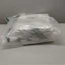 Booster Seat for Kitchen Chair, Toddler Booster Seat for Dining Table with Backrest and Safety Buckles, Portable Non-Slip Bottom Toddler Booster seat for Table (White Gray)