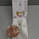 HAIZEEN 13ounce/ 380 ml Clear Glass Olive Oil Dispenser Bottle - Oil & Vinegar Cruet with Pourers and NO Funnel Needed - Olive Oil Carafe Decanter for Kitchen and BBQ (12.8 Ounces)