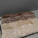 OLANLY Bathroom Rug Mat 24x16, Extra Soft and Absorbent Microfiber Bath Rugs, Non-Slip Plush Shaggy Bath Carpet, Machine Wash Dry, Bath Mats for Bathroom Floor, Tub and Shower, Brown