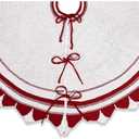 Christmas Tree Skirt for Holiday Season Colorful Bottom Decoration Jewelry Stylish Decorative Trees Mat Ornament Creative Festival Decorative Accessories