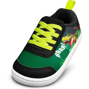 SKYWHEEL Toddler Boys and Girls Casual Shoes with Hook and Loop Breathable Mesh Upper Lightweight Non-Slip Outsole Zero Drop Barefoot Tennis Shoes for Running Walking School Winter Fall Spring, Size 8