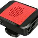 Car Heater,12V 200W Portable Car Heater Defroster, 2 in 1 Heating & Cooling Fast Heating Defrost Defogger with Plug in Cigarette Lighter, Window Defroster for Car, SUV, Jeeps, Trucks (red)