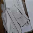 Pamapic Glass Top Vanity Desk with Mirror and Lights, 11 Drawers Makeup Vanity with Charging Station and Chair, Golden Handles Dressing Table, 3 Lighting Modes Makeup Table, White