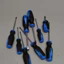 NEIKO 01378A Magnetic Screwdriver Set | 10 Piece | Phillips & Flathead | Heat Treated Chrome Vanadium Steel | Slotted Head Tip with Non-Slip Cushioned Handle Grips | Small Screw Driver Tool Kit