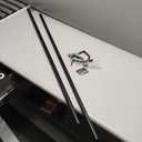 Ivilon Drapery Window Curtain Rod - End Cap Style Design 1 Inch Pole. 48 to 86 Inch Color Black