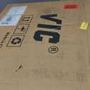 VIC 680lbs Super Cart & Table 1=5 Set, 480L Mega Capacity 54" Extra Long Extra high Folding Wagon, Heavy Duty Collapsible Carts with Brakes, All-Terrain Big Wheels for Camping, Store, Shopping