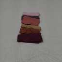 Women's Seamless Underwear Stretch No Show Panties Invisible Scalloped Edge Briefs 6 Pack (Medium, Dark Grey/Dark Purple/Brown//Light Red/Khaki/Pink)