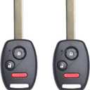 MechanMagic Key Fob Remote Replacement Fits for Honda Pilot 2005 2006 2007 2008 CWTWB1U545 Keyless Entry Remote Control 35111-S9V-325(Pack of 2)