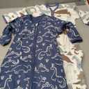 Yoofoss Baby Sleep Sack 0-6 Months Long Sleeve Wearable Blanket Baby 100% Cotton 2-Way Zipper 0.5 Tog Newborn Sleeping Sack, Lightweight (Small)