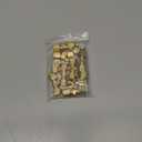 Brass Tube Pipe Compression Fitting, 10 Pcs 1/4" Tube OD x 1/4" Tube OD Ice Maker Water Line Compression Union Connector & 10 PCS Compression Sleeves Ferrules