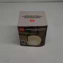 8.85 in. White Modern Sphere 16-Color RGB Dimmable Table Lamp with Handle, USB Port and Remote 