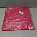 25x25CM Hot Pink Faux Fur Fabrics Square, Plush Fluffy Fuzzy Cut Craft Fur, Craft Beard Hair, Beard Miniature Dolls Rugs Mats Gift, Winter Halloween Christmas Costume Party Decorations