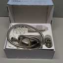 Delta VersaCurl Detangling Handheld Shower Head Tool for Curly Hair with 3 Curl Defining Brush Inserts Included, Detangler Brush Hand Shower with Hose, Spotshield Brushed Nickel 74B430SN