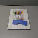 6pack Dry Erase Board 9"x12"with Lines and Blank Surface Learning,Math,Writing Teacher & Homeschool Supplies Mini Whiteboard Erasers Included Colors pens