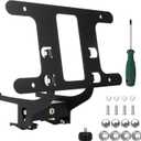 Front License Plate Holder for 2024 2025 Tesla Model 3 Highland, No Drill/No Adhesive License Plate Frame, Anti-Theft Lock, OEM Fit, Anodized Aluminum Bracket