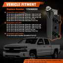 125068000 Automatic Transmission Fluid Thermal Bypass Valve Fit for GMC Sierra 1500 Yukon Tahoe Escalade GM 6L80 5.3L 6.2L 4.3L 2014-2018 Billet Aluminum, Maximize Cooler Flow & Reduce Overheating