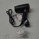 VGR Dual Voltage(100~250V) Travel Hair Dryer with European Plug Adapter for International Travel, Portable Hair Dryer with Concentrator Nozzles