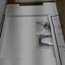 TEAMIX 14.2 inch White Monitor Stand Riser, Wood Monitor Riser with Storage for Desk Small Monitor Stand TV/Screen/PC/Laptop Riser Computer Stand Desktop Shelf (White-14.2 inch)