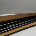 Tension Curtain Rod, 51-165 Inch,Spring Shower Closet for Windows or Shower,Easy to Install, No Drilling, Rust, Bathroom, Rod Diameter 1.26 Inches, Black,Umimile