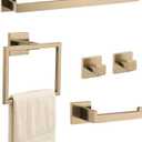 5-Piece Bathroom Hardware Set, Compatible with Champagne Bronze