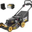 Cat DG670 60V 21" Cordless 3-In-1 Cutting Modes, Brushless Push Lawn Mower with TorqLogic - Battery & Charger Included
