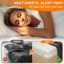 Lock Bed Sheet Holders with Anti-Slip Pads for Corners, 4Pcs Secure Bed Sheets Firmly in Place, Heavy Duty Bed Sheet Holder Straps for No More Loose Sheets, Easy Installation for All Mattress (Gray)