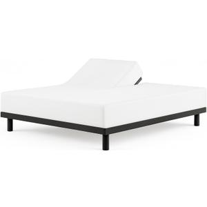 Cottingon 1 Piece Top Split King Fitted Sheet Only for Adjustable beds, Premium 100% Egyptian Cotton, 34 Inches Half Split Flex Head Bottom Sheet for Sleep Number Beds 16" Deep Mattress, White