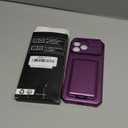 for iPhone 17 Pro Max Wallet Case with Camera Cover, Card Holder (4-5 Cards), Military Grade Protection, Heavy Duty Women Men Protective Phone Case for iPhone 17 Pro Max 6.9" 2025, Dark Purple