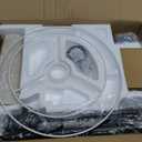 Upgraded Dimmable Floor Lamp, 1000 Lumens LED Edison Bulb Included, Arc Floor Lamps for Living Room Modern Standing Lamp with Linen Shade, Tall Lamp for Bedroom Office Dining Room- Black