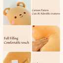 BNTR Car Seat Belt Pillow Stocking Stuffers Cute Toy Rabbit Safety Seatbelt Shoulder Pad Auto Accessory Neck Cushion Protector Seatbelt Shoulder Protector Sleeping Pillow Nice Gift (Banana)