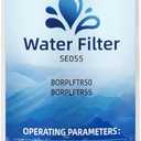 SETFEEL Water Filter Replacement for Bosch Ultra Clarity Pro BORPLFTR50, Replace BORPLFTR55 11032531 12033030, B36CD50SNS B36CT80SNS B36CL80ENS B36FD50SNS B22CS50 B36CD50,1 Pack
