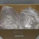 Nuogo 4 Pcs Plastic Candy and Cookie Jars with Lids Clear Cookie Container Candy Jars Large Airtight Apothecary Storage Organization for Wedding Home Kitchen Bar(64 oz)