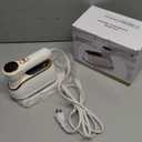 Portable Travel Steamer, 1200W Handheld Fabric Steamer for Clothes, 4 Modes with LCD Display, Powerful Wrinkle Remover for Home & Travel, 150ml Water Tank, 10S Fast Heat-Up, 180 Swivel Handle (White)