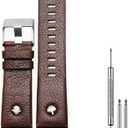 24mm/26mm/28mm Spring Bar Leather Replacement Straps Compatible with Diesel Leather Watch Band Strap