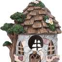 Resin Bird House for Outside, Birdhouses for Outdoors Wild Bird Nesting, Decorative Stone Bird Houses for Yard Garden Decor, Water Proof