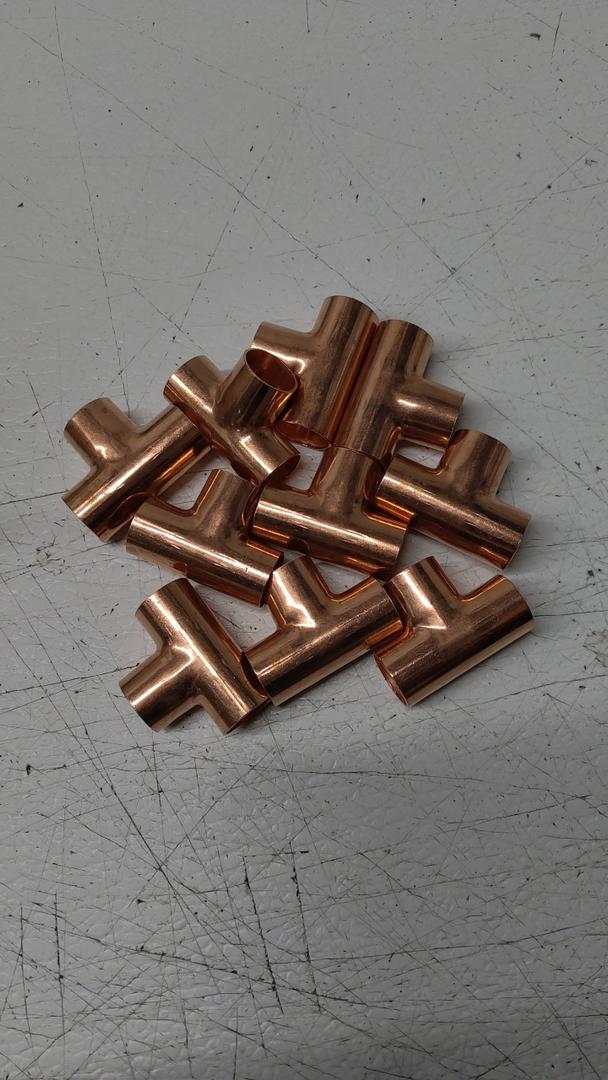 (10) EZ-FLUID 1/2" C X C LF Short Radius Copper 90 Degree Elbow Pressure Copper Fitting with Sweat Solder Connection for Residential,Commercial Plumbing.
