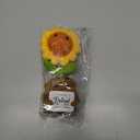 Mini Retirement Sunflower Crochet with Positive Card - Not My Problem Anymore Retired 2025 - Retirement Gift for Woman, Goodbye Gifts for Coworkers, Friend, Mom, Boss, Nurse, Teacher