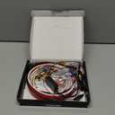 Dynamic Scan Start Up Hood Light Strip Sequential Flowing Turn Signal Lights Flexible DRL Daytime Running Light Car Led Light Strip Exterior, Dual Color Amber White Switchback 12V 70inch (1 Set)